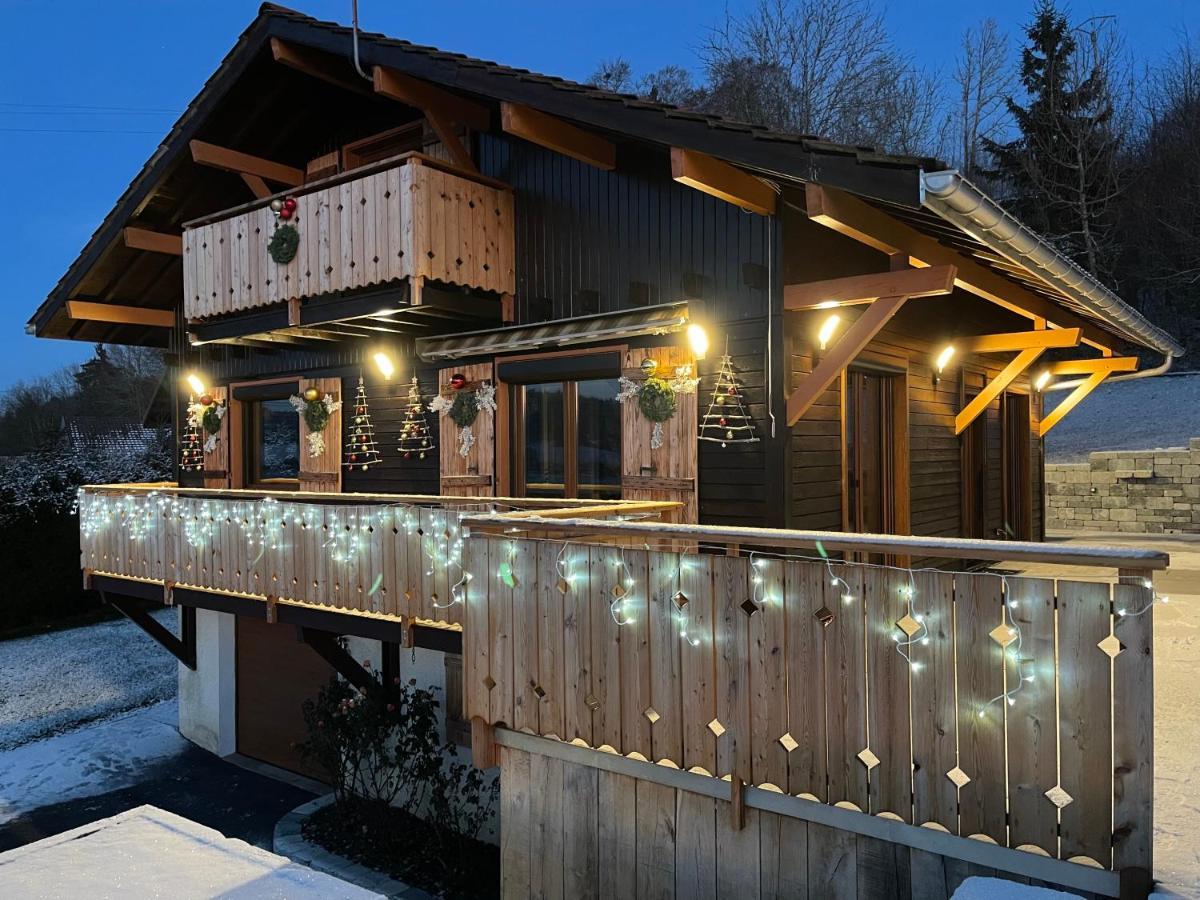 Chalet-Michel Avec Spa Montperreux Luaran gambar