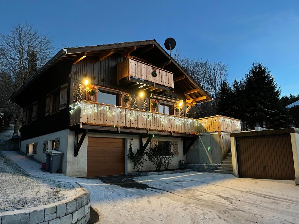 Chalet-Michel Avec Spa Montperreux Luaran gambar